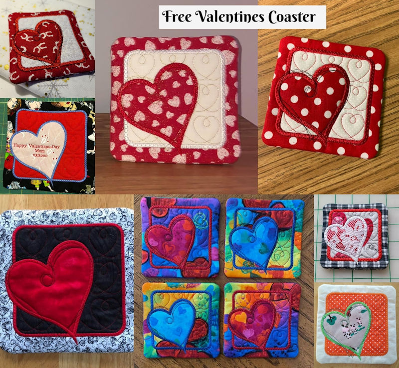 Free Valentines Coasters by Kreative Kiwi Group 020221