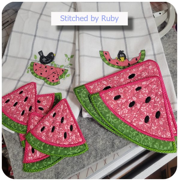 Free Water Melon Coaster by Ruby