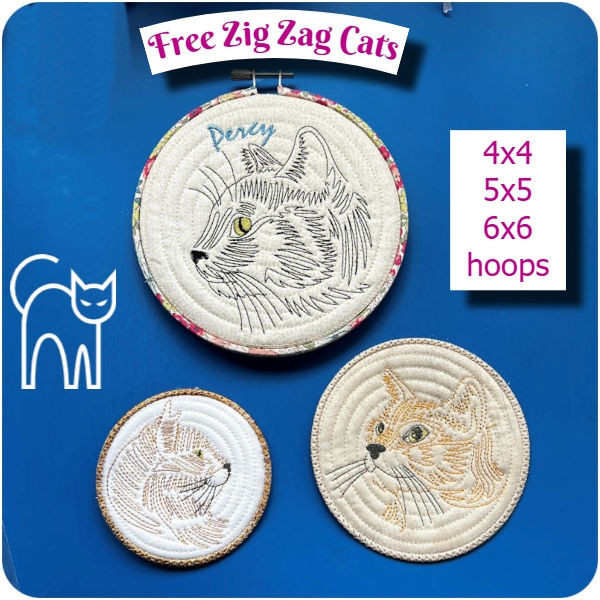 Free Zig Zag Cats by Kreative Kiwi - 600