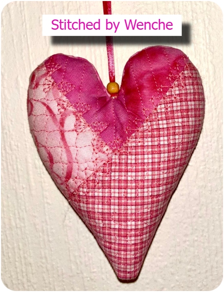 Free crazy patch heart by Wenche