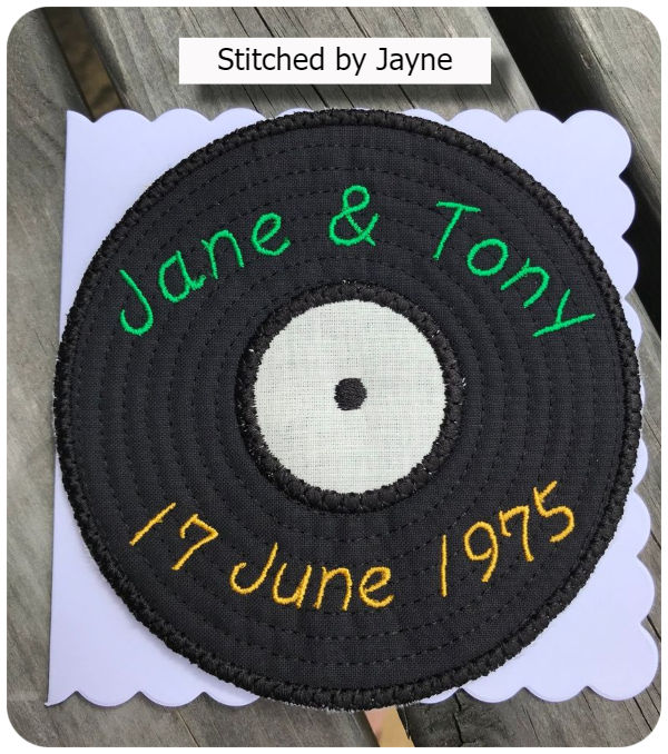 Free record coaster - quick gift by Jayne