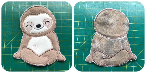 Front Back of Large Sloth