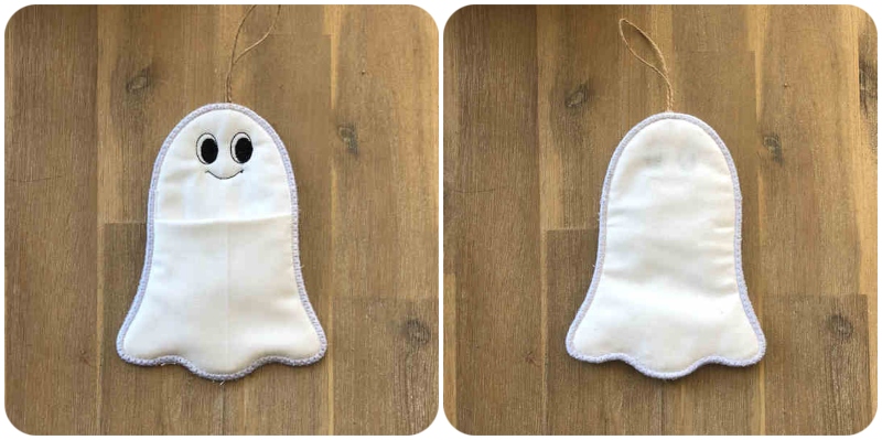 Front and Back of Free Ghostie Giftbag
