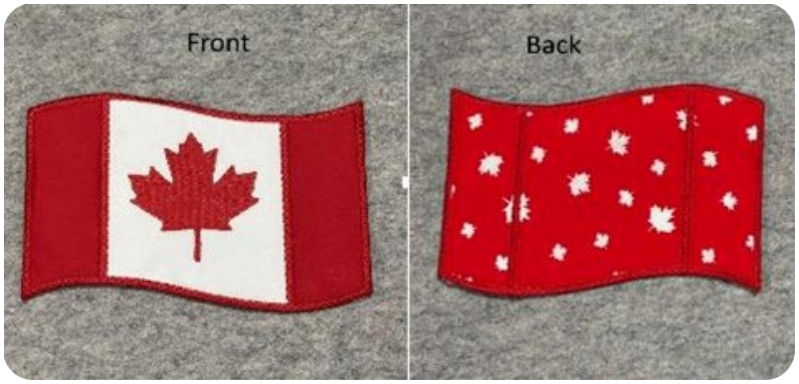 Front and back - Free Canada Flag by Flo