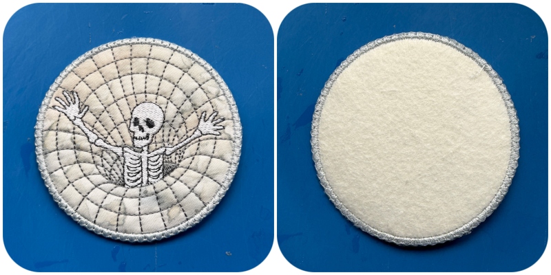 Front and back Free In the hoop Skeleton Vortex Coaster