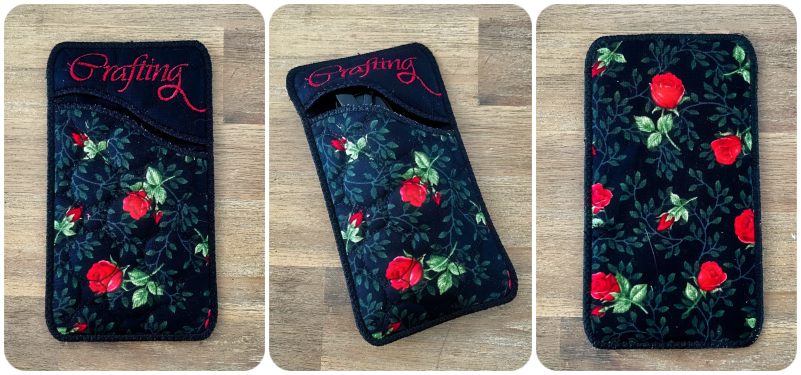 Front and back In the hoop Plain Glass Case by Kreative Kiwi 800