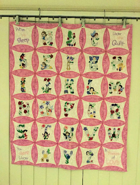 Fairy Alphabet Quilt