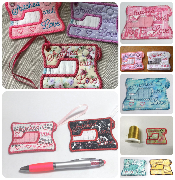 Free In the hoop Gift Tag Samples by KK Group