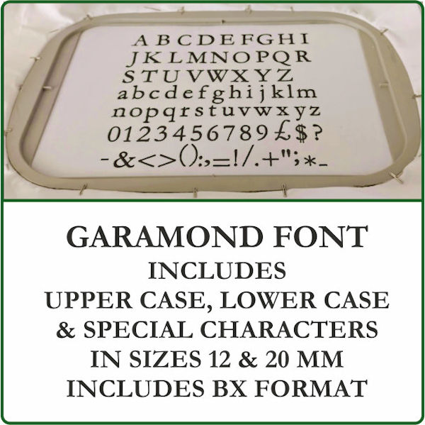 Garamond Font - 600 KC