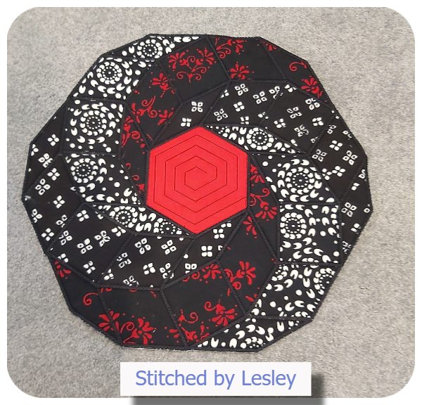 Geometric Placemat by Lesley