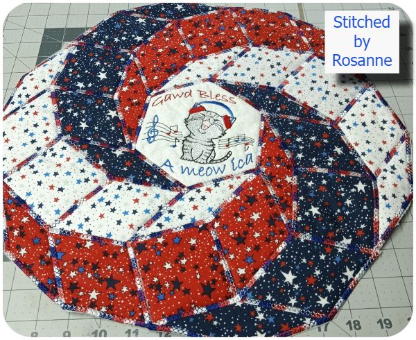 Geometric placemat by Rosanne