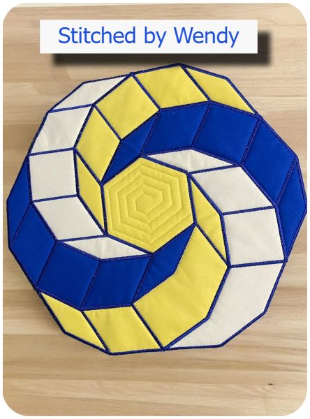 Geometric placemat by Wendy