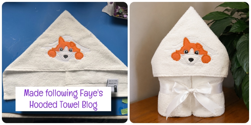 Hooded Towel using Fox Peeper