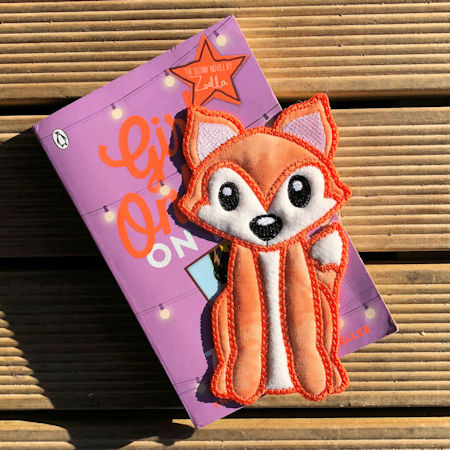 IN THE HOOP FOX BOOKMARK