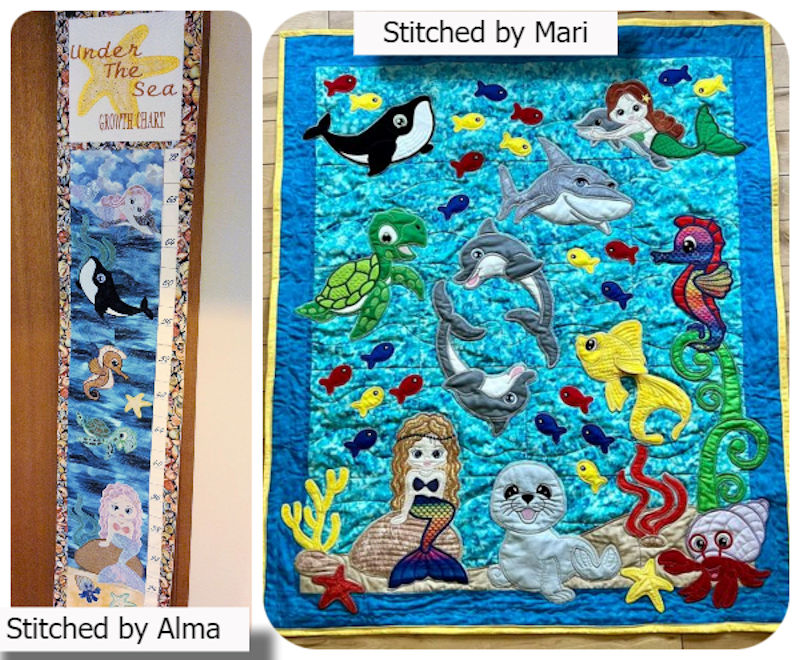 IW-Under the sea Quilt and Sea Growth chart