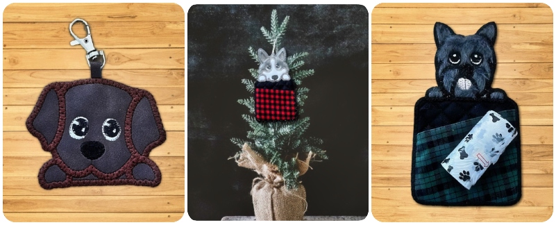 Ideas for Peeking Dog Coasters