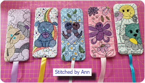 In the hoop Bookmarks 3 by Anne