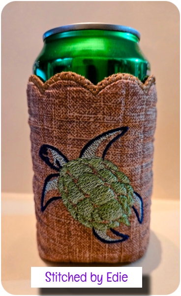 In the hoop Can Koozie by Edie