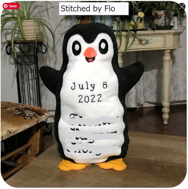 Cuddly penguin top