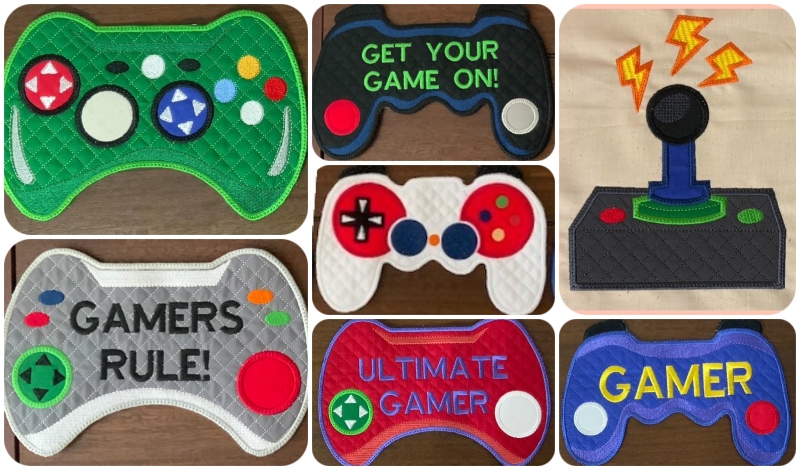 In the hoop Gamers Coasters by Fayes Thread - 2