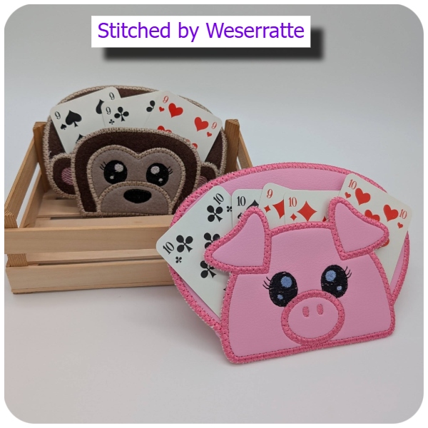 In the hoop Kids card holder by Weserratte