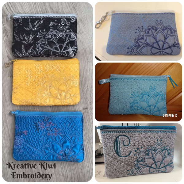 Samples of Mandala Coin Purse