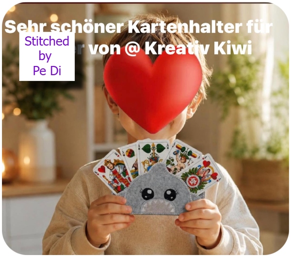 In the hoop Playing Card holder for kids by Pe Di