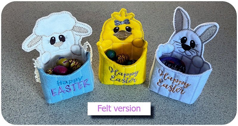 In the hoop felt Easter Treat Bags by Kreative Kiwi - 800