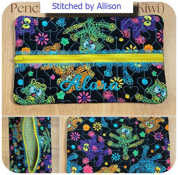 In the hoop pencil case by Allison