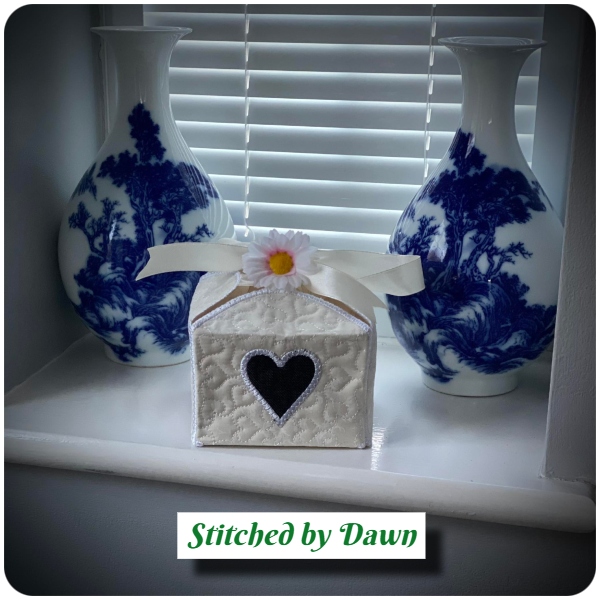 In the hoop reuseable gift box by Dawn