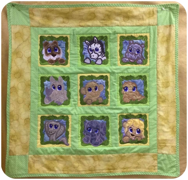 Instant Win - Jennifer - Jungle Animals Quilt