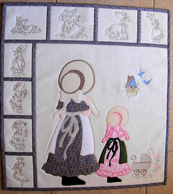 Sunbonnet Quilt by Blanche