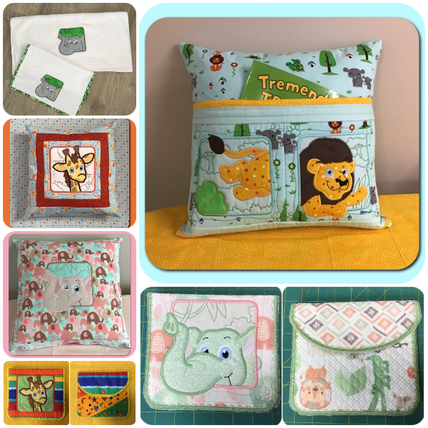 Ideas for Jungle Animal Applique Blocks