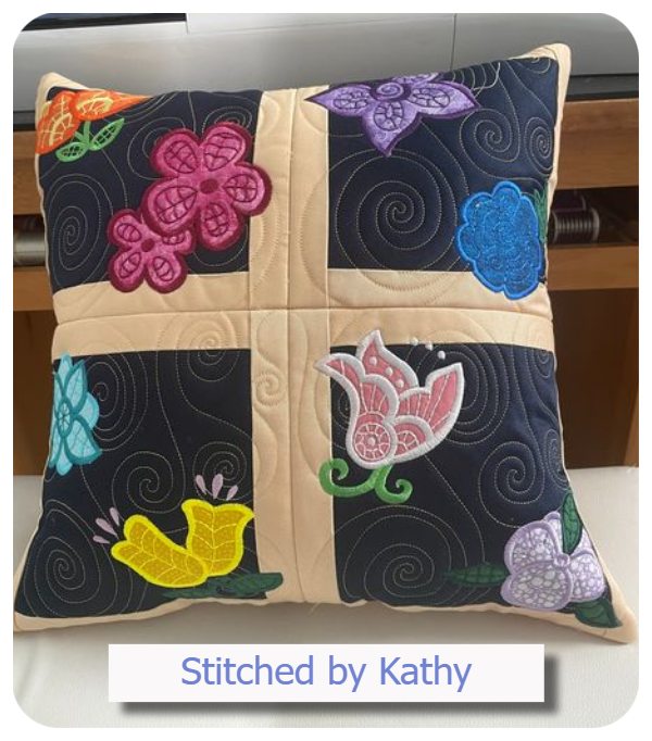 Kathy - applique Flowers