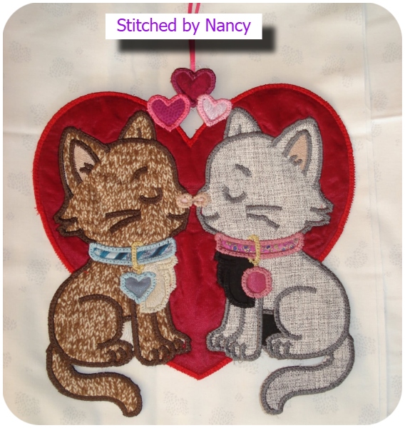 Kissing Kitties by Nancy