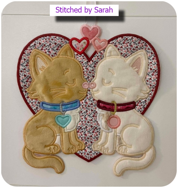 Kissing Kitties by Sarah