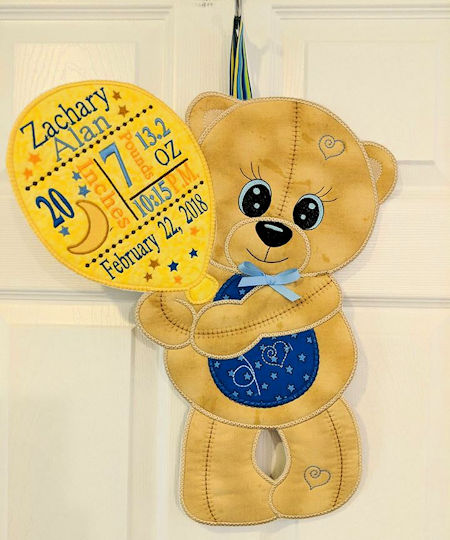 Teddy Bear Birth Announcement