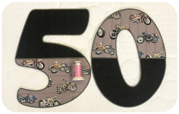 Large Appliqu Numbers - 8x12 hoop