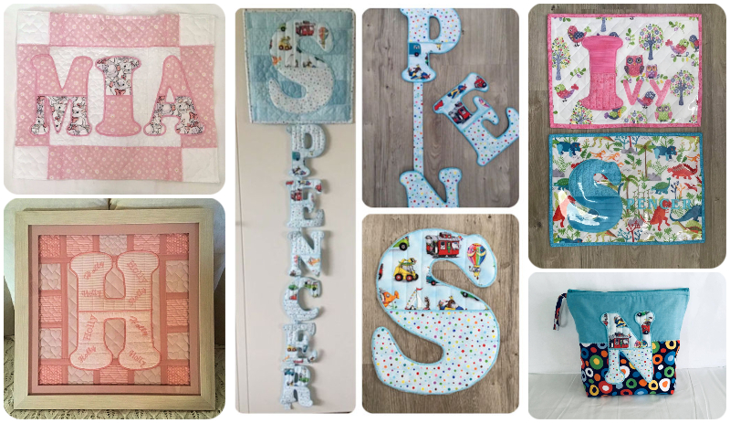 Large Applique Alphabet Ideas by Darina