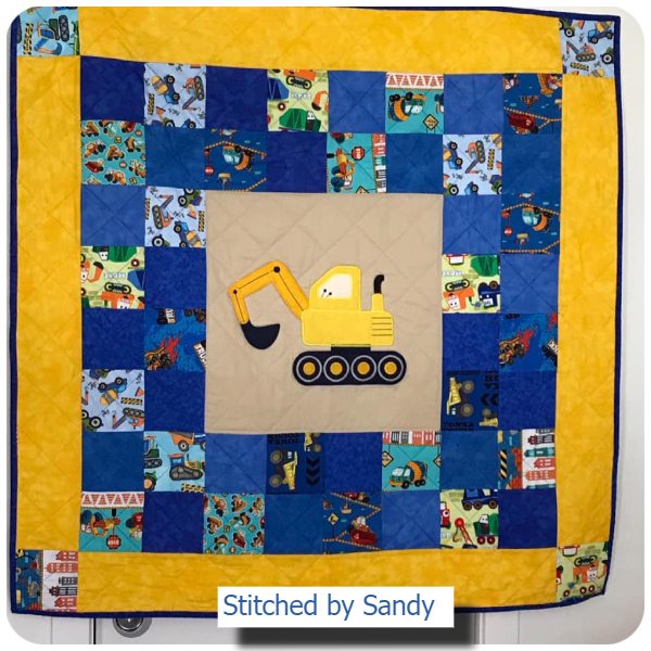 Large Applique Digger by Sandy