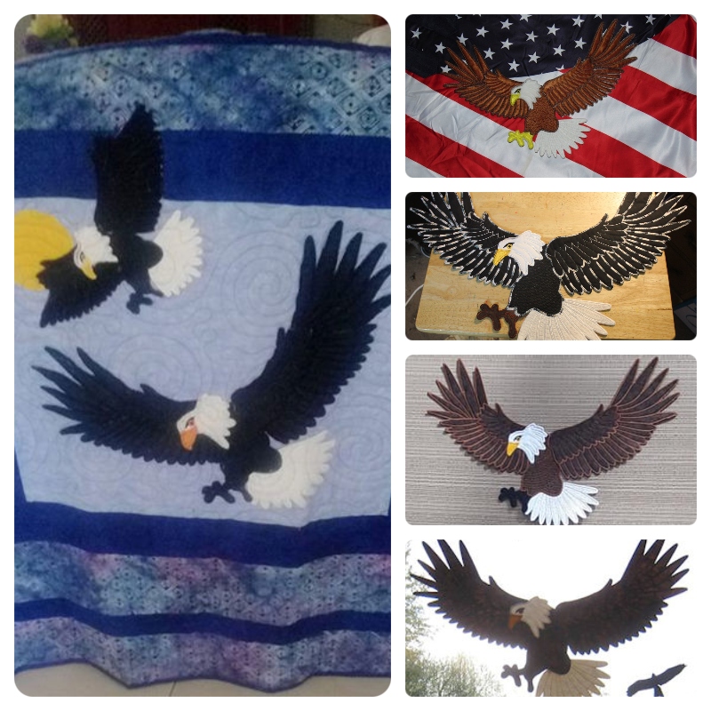 Large Applique Eagle 