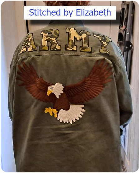 Large Applique Eagle by Elizabeth