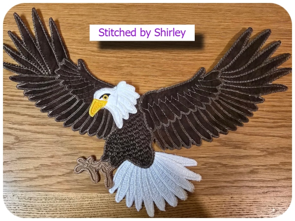 Large Applique Eagle by Shirley