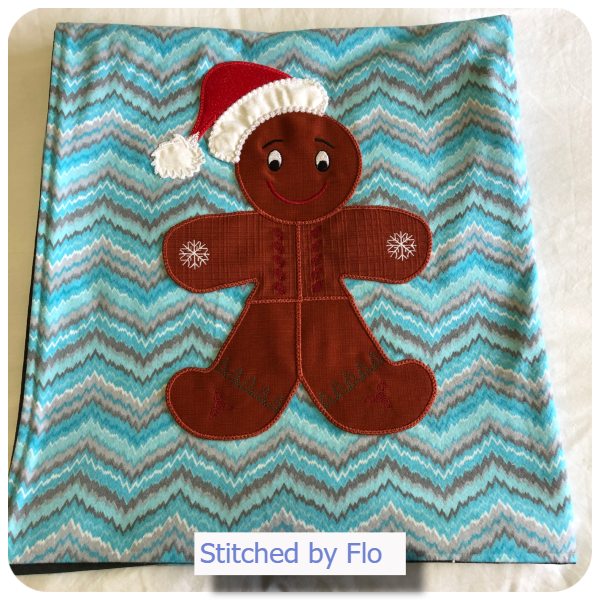 Large Applique Gingerbread Man by Flo