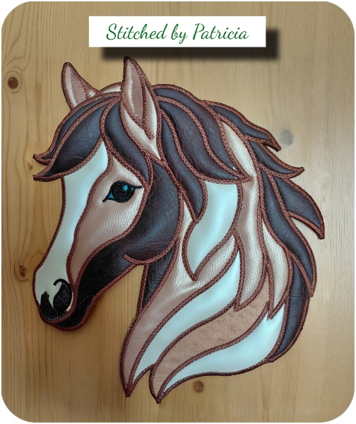 Large Applique Horse by Patricia