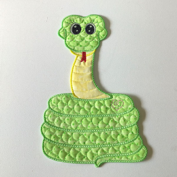 Large Applique Snake