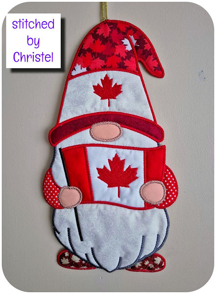 Large Canada Gnome by Susan