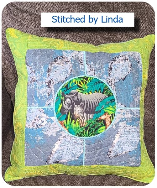 Large Circle Block by Linda