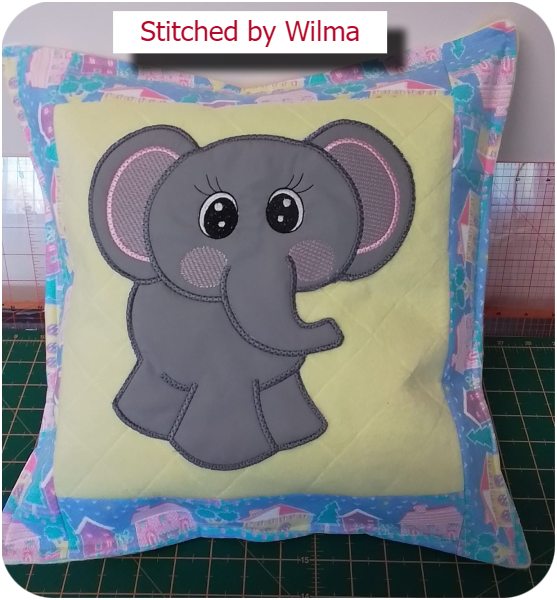 Large Elephant ushion by Wilma