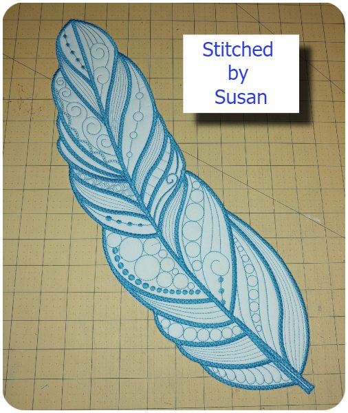 Large Feather by Susan 070224